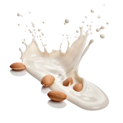 Splash of Almond Milk with Almonds