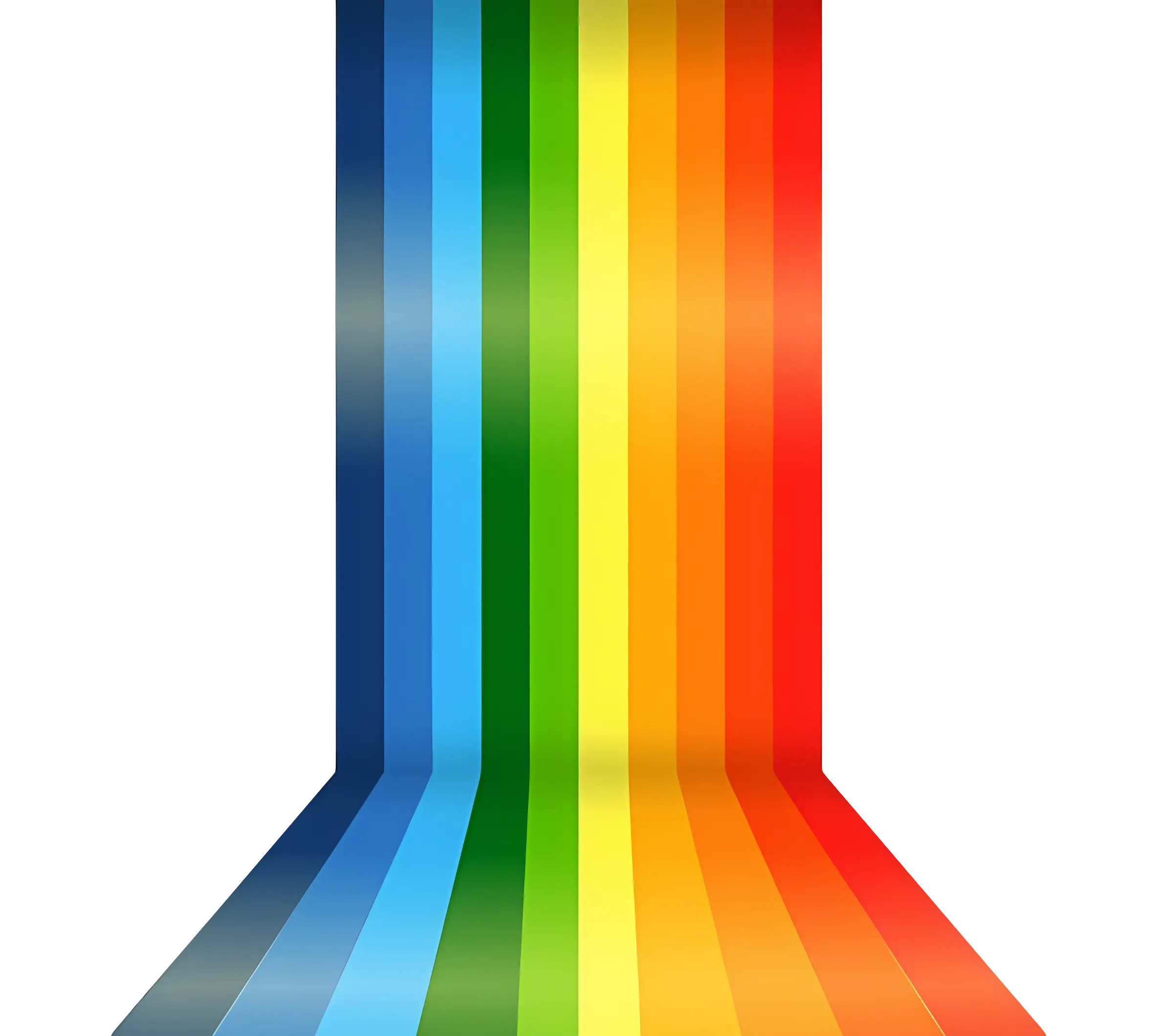 Vertical Striped Rainbow Illustration