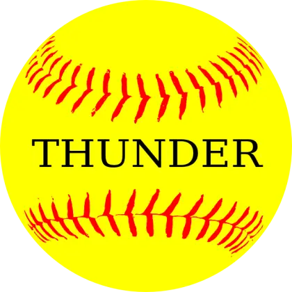 Thunder Softball Logo