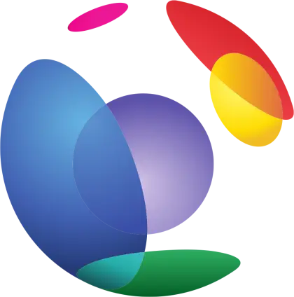 Colorful Abstract Shapes Logo