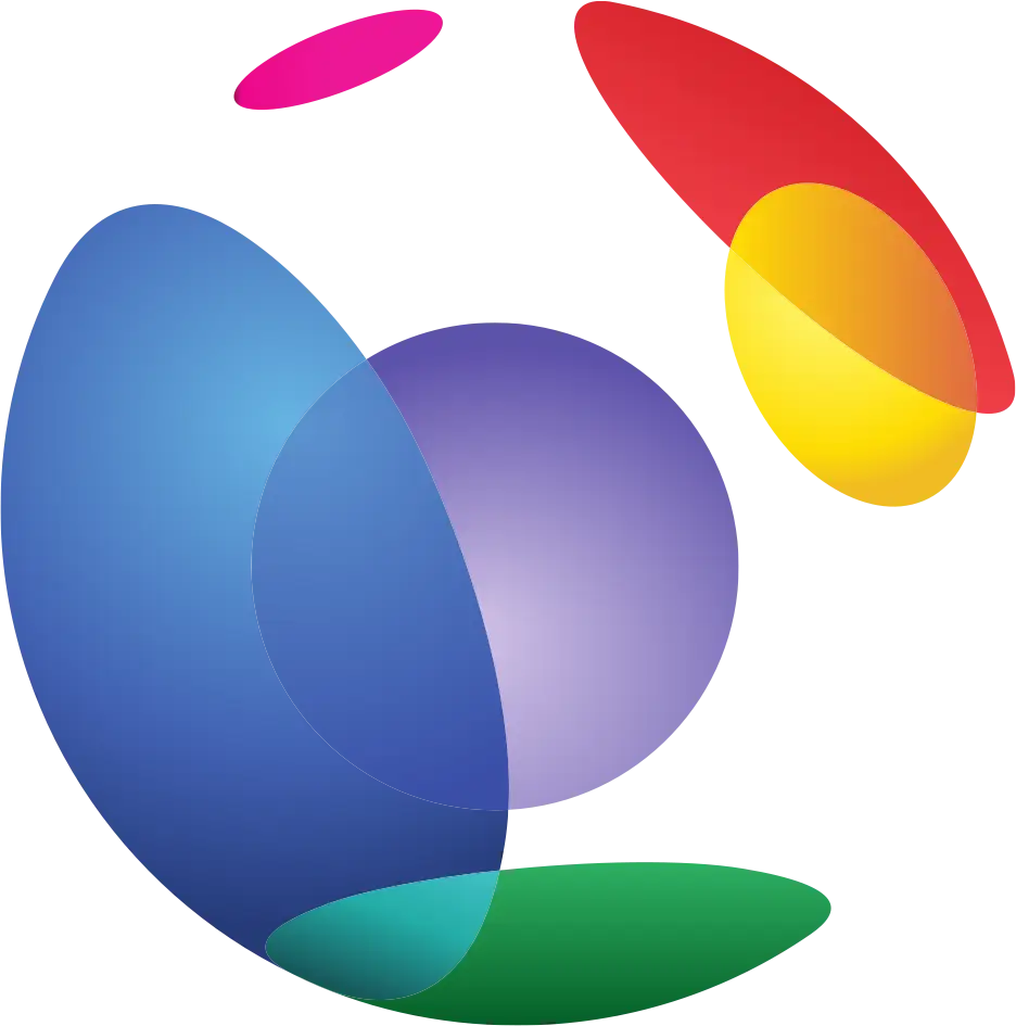 Colorful Abstract Shapes Logo