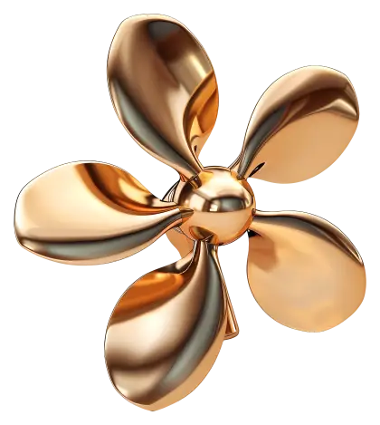 Shiny Gold Propeller