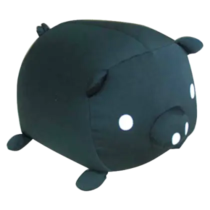 Adorable Black Pig Plush Toy