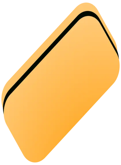 Orange Rectangular Block Design