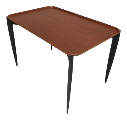 Modern Wooden Table with Sleek Legs