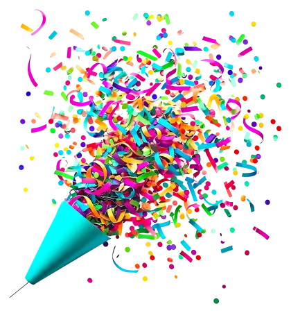 Colorful Confetti Explosion