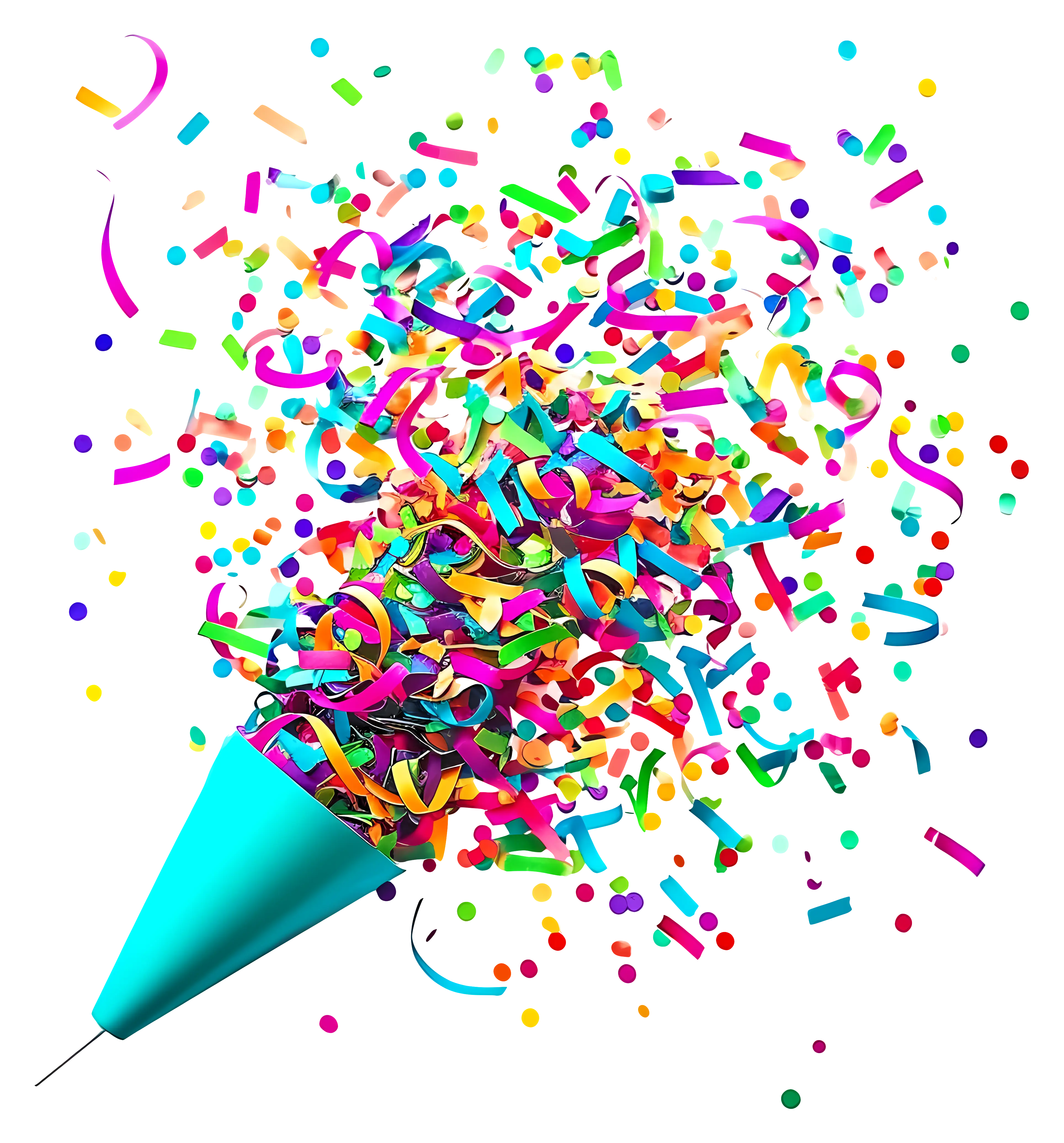 Colorful Confetti Explosion