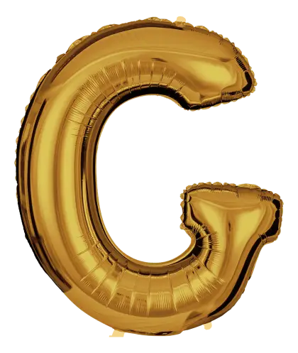 Gold Letter G Balloon for Party