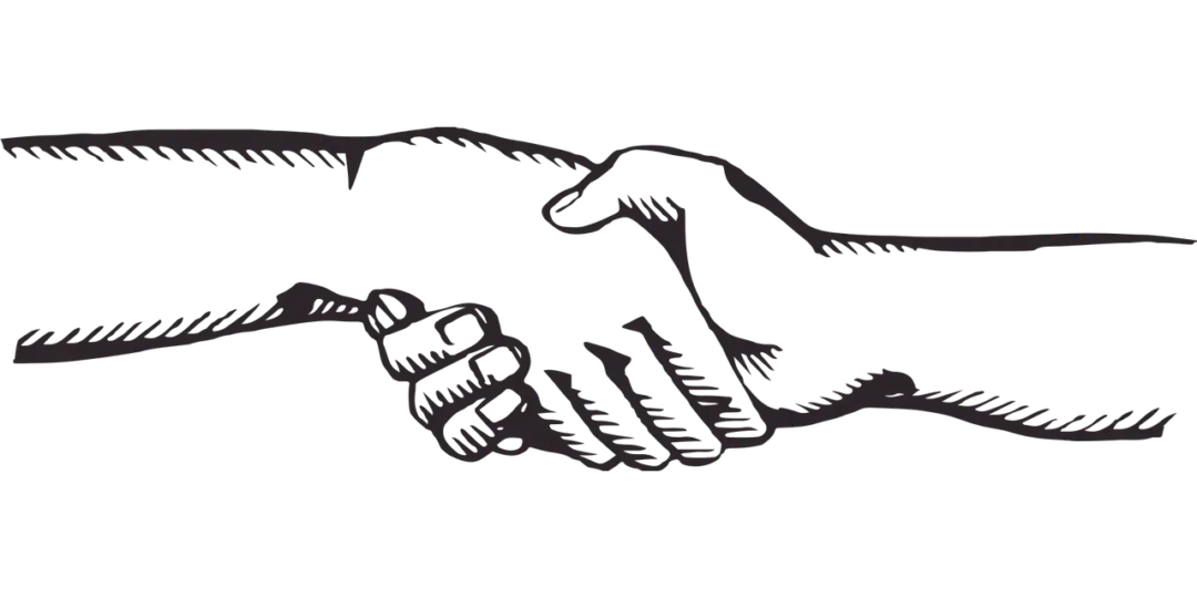 Handshake Illustration for Collaboration Concept
