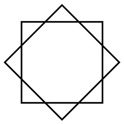 Geometric Design with Overlapping Squares