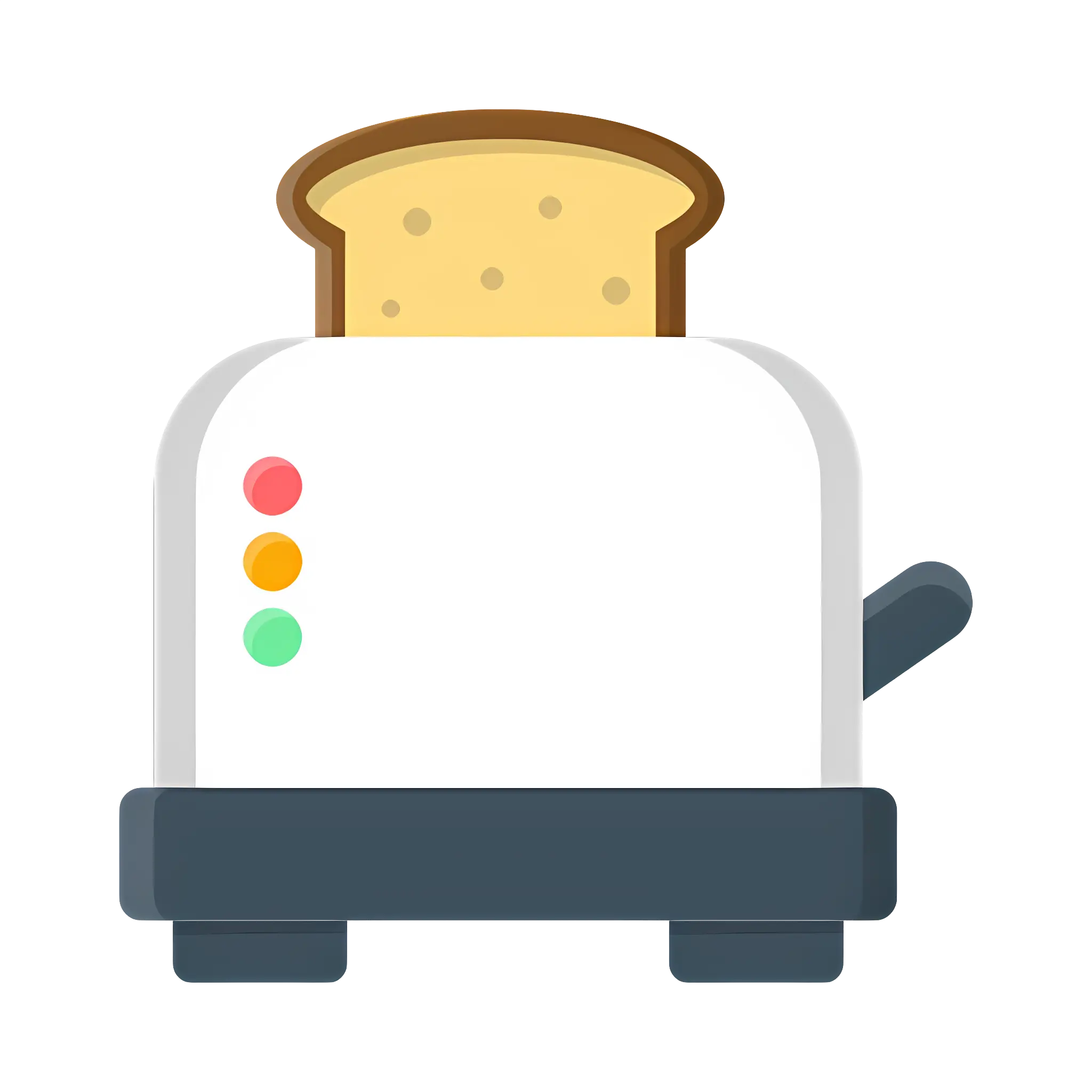 Toaster with Bread for Breakfast