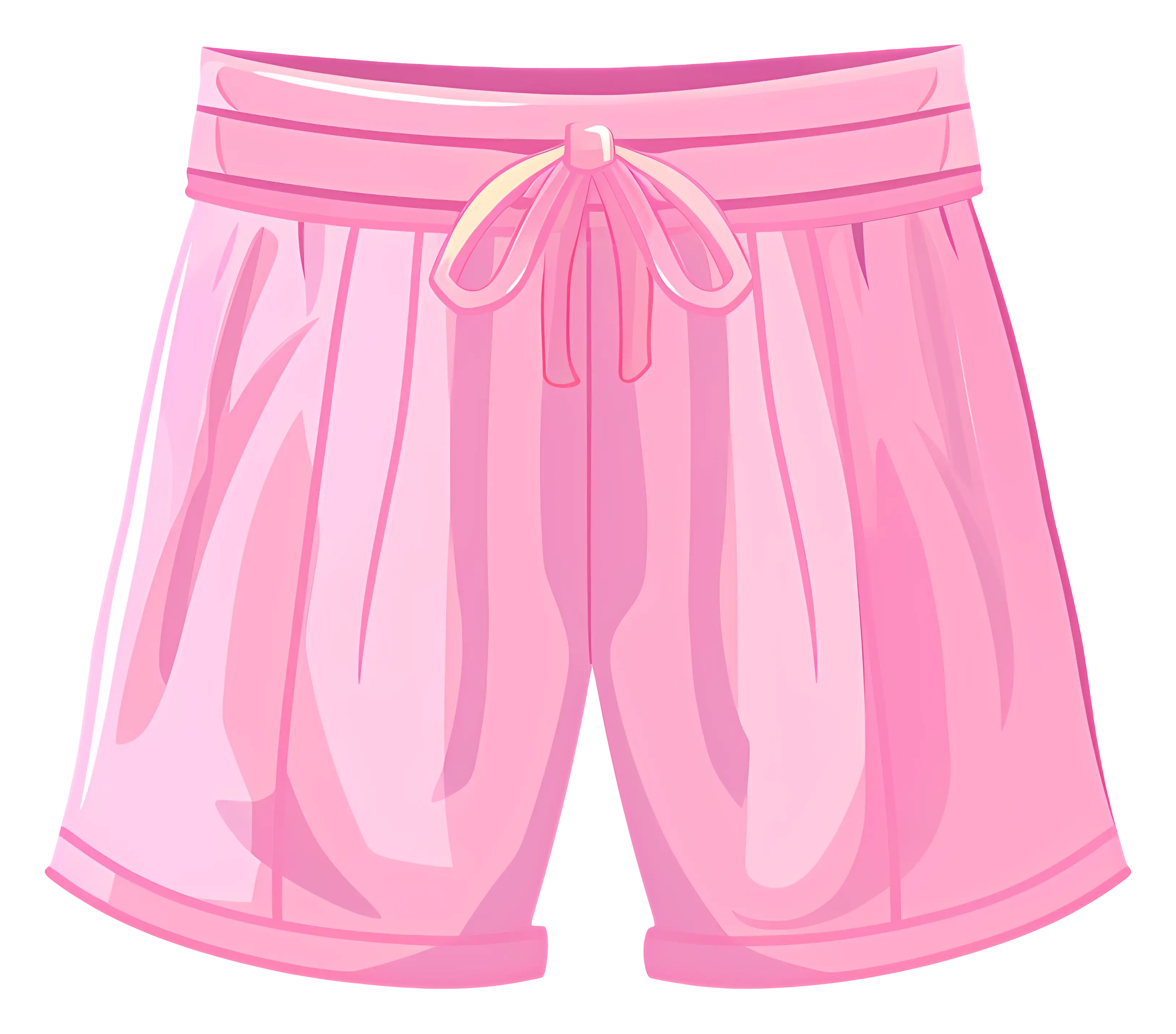 Pink Shorts Illustration for Casual Fashion