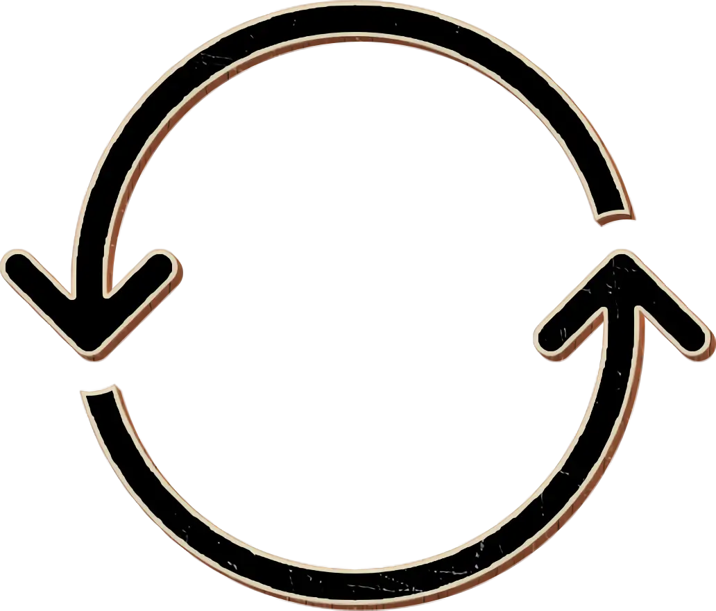 Circular Arrow Reset Symbol
