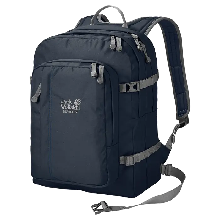 Black Durable Backpack with Multiple Compartments