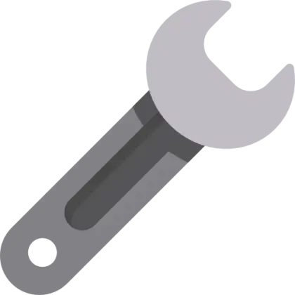 Metal Wrench Tool for Repairs