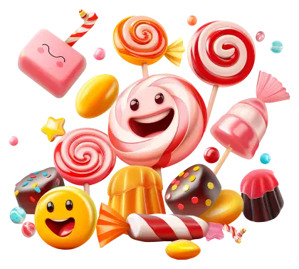 Happy Candies and Lollipops