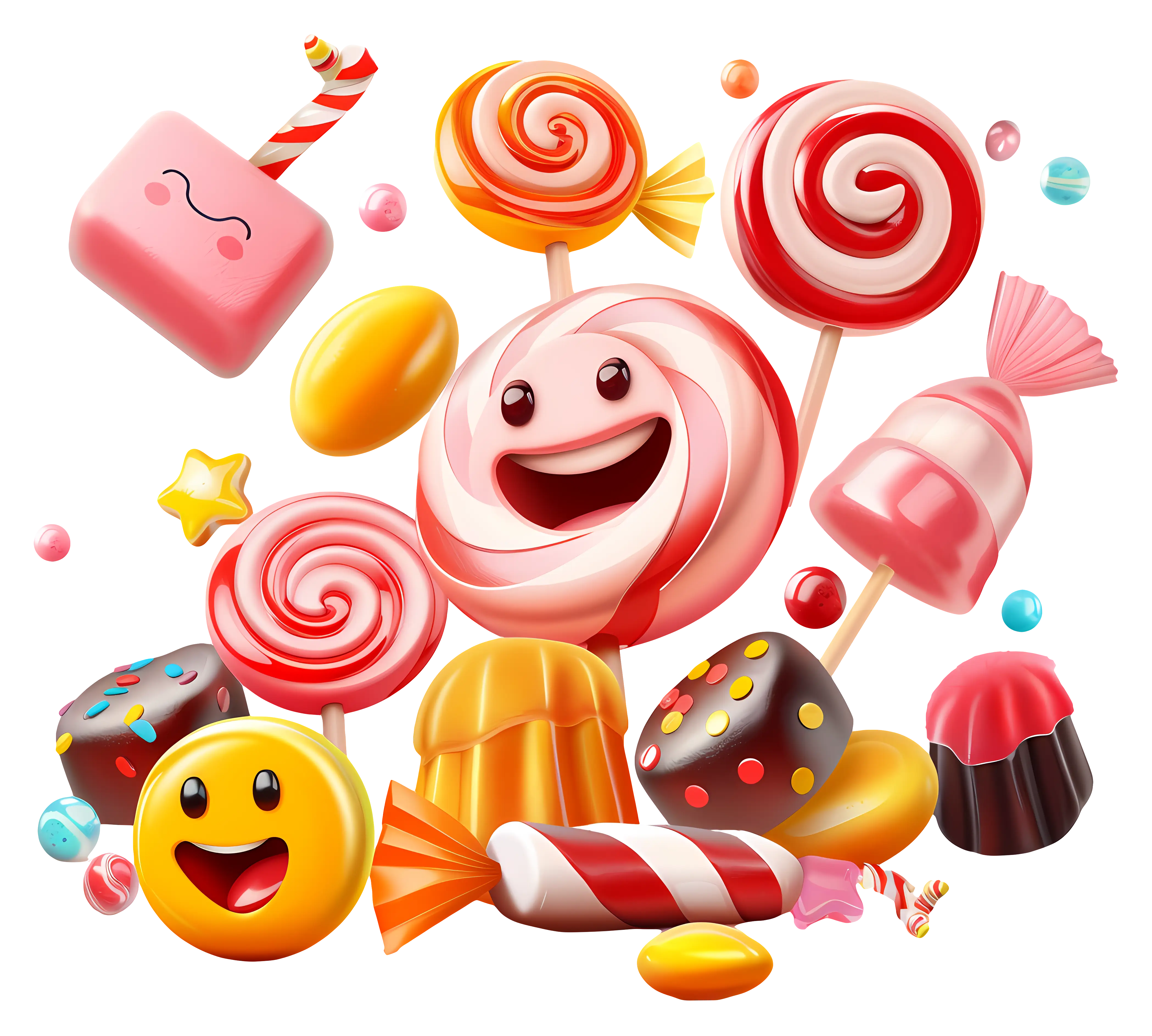 Happy Candies and Lollipops