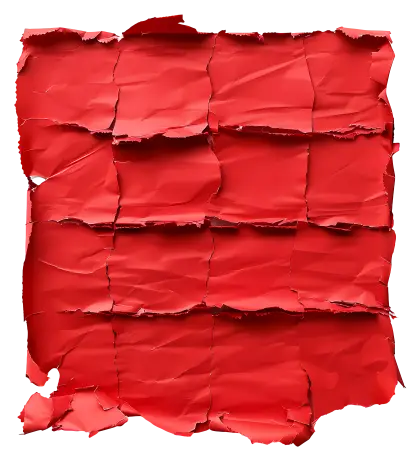 Crumpled Red Paper Texture Background