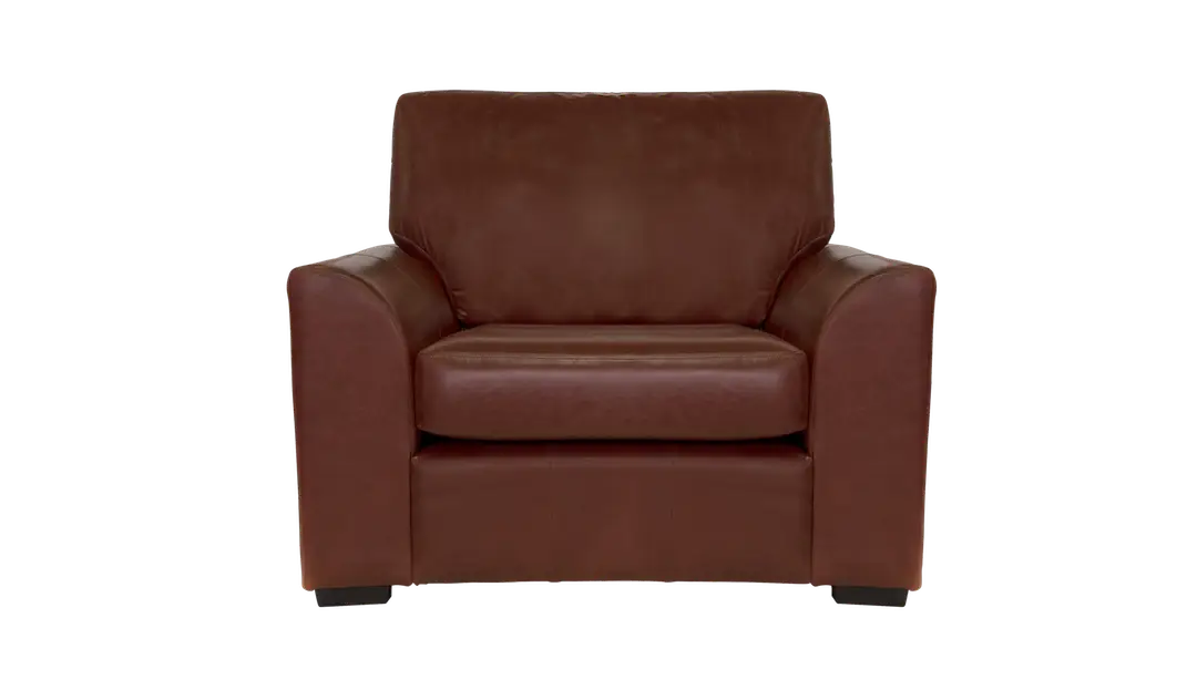 Brown Leather Armchair