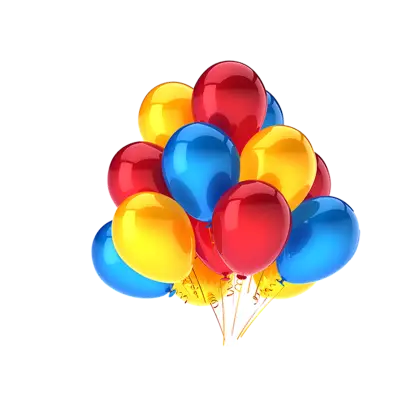 Colorful Balloons for Celebrations and Parties