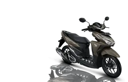 Modern Scooter with Reflective Surface