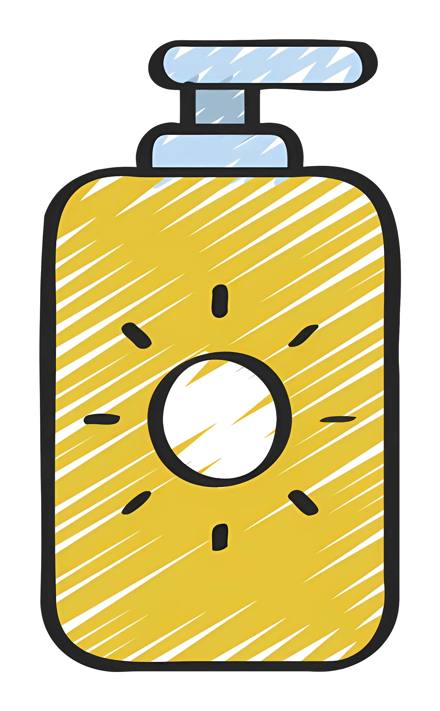Yellow Soap Dispenser