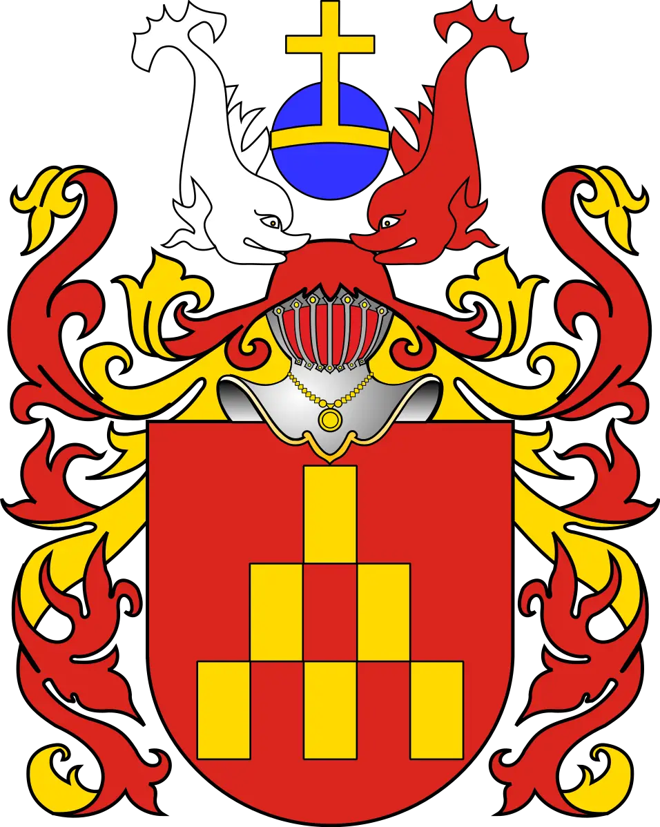 Decorative Heraldic Family Crest