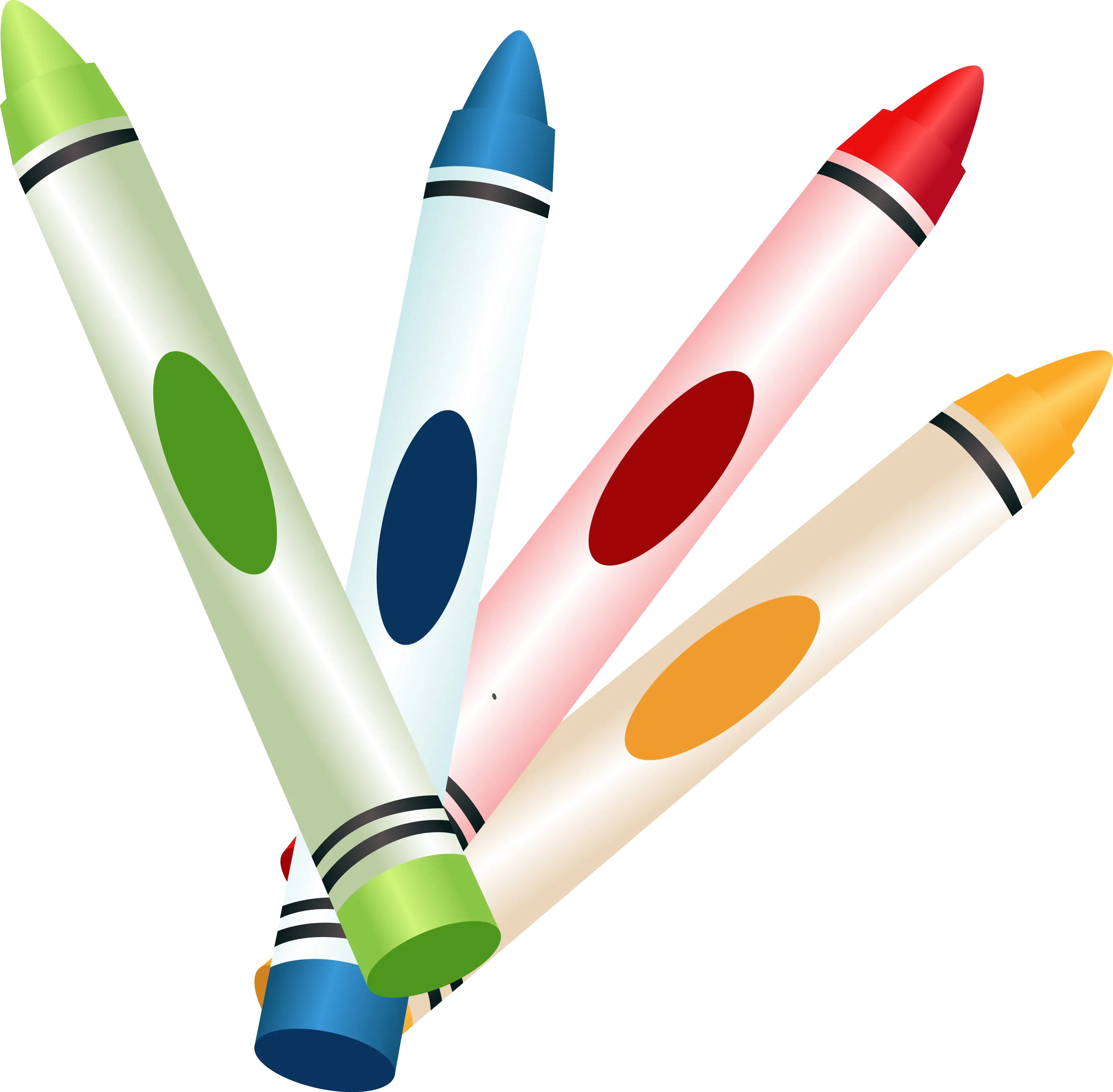 Colorful Crayons for Drawing