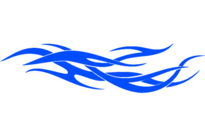 Blue Flames Design