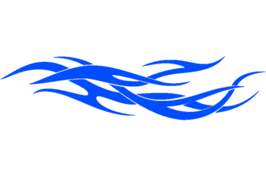 Blue Flames Design