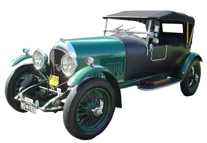 Vintage Car with Retro Style