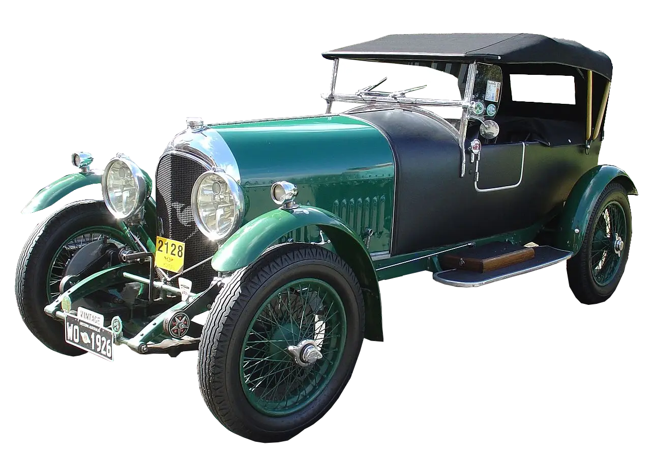 Vintage Car with Retro Style