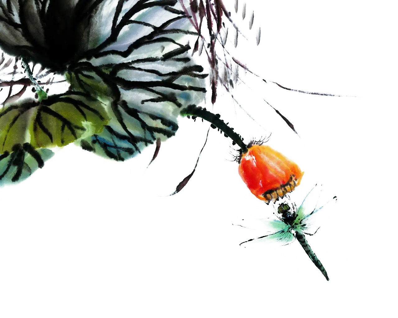 Beautiful Watercolor Flower Painting
