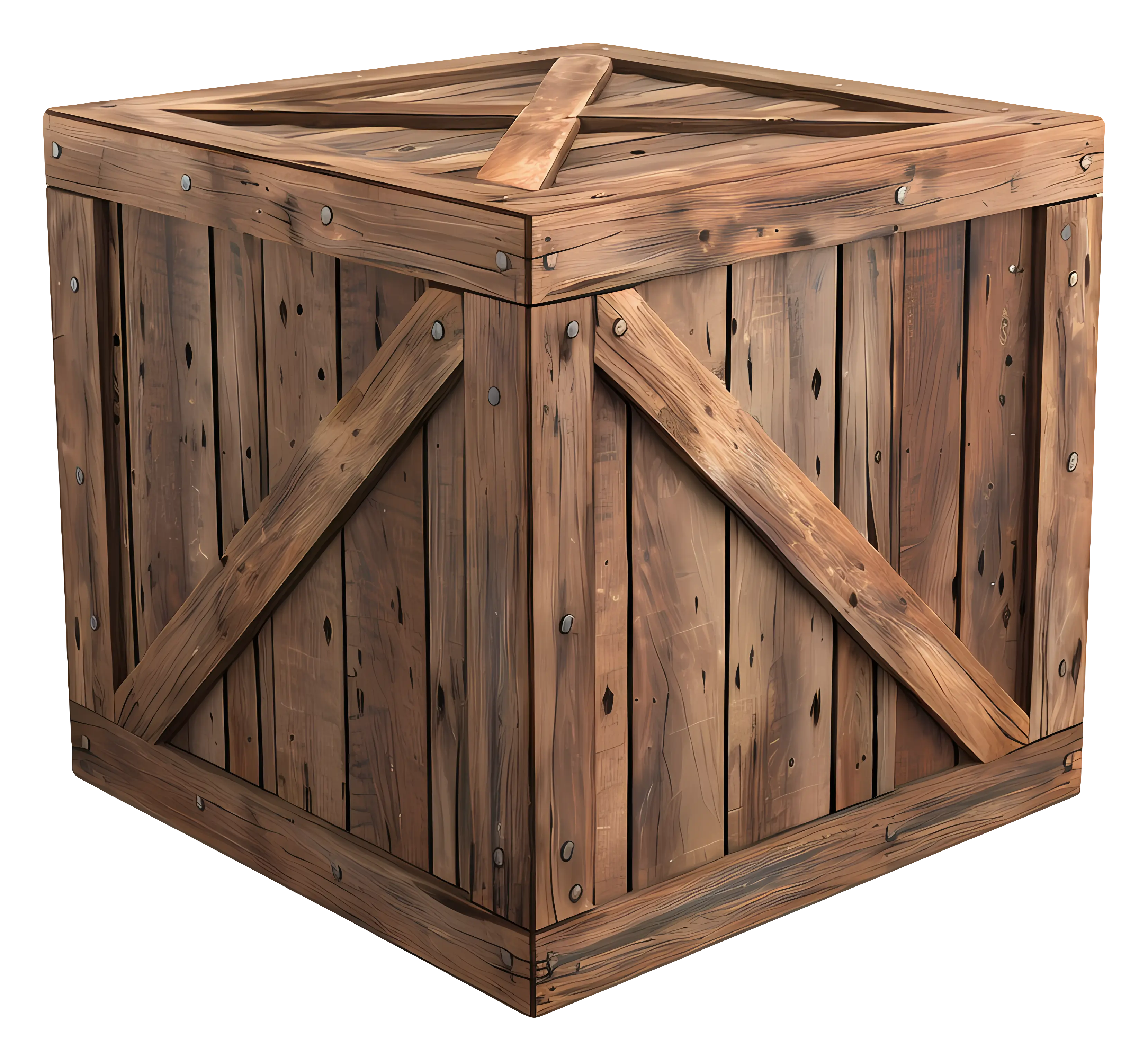 Sturdy Wooden Crate for Storage