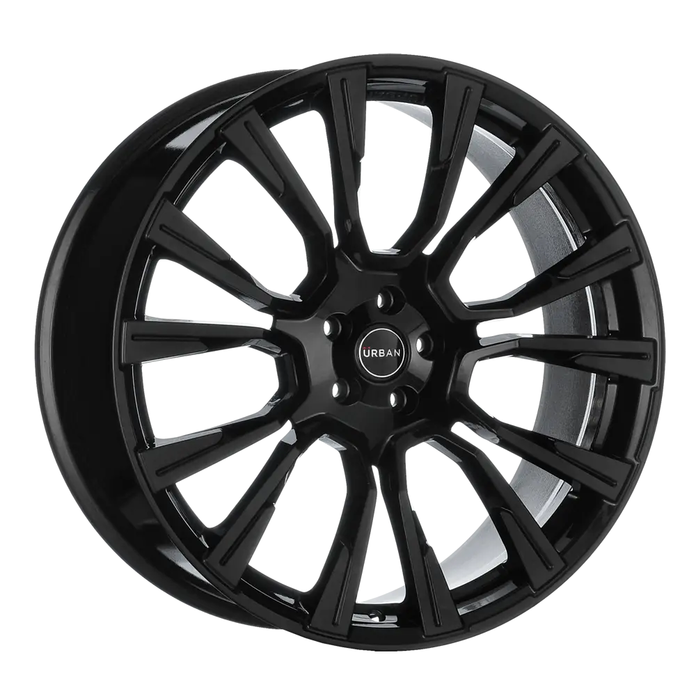 Black Car Wheel Alloy Rim Design