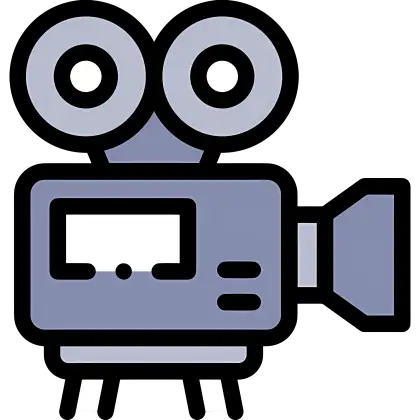 Film Camera Icon for Cinematography