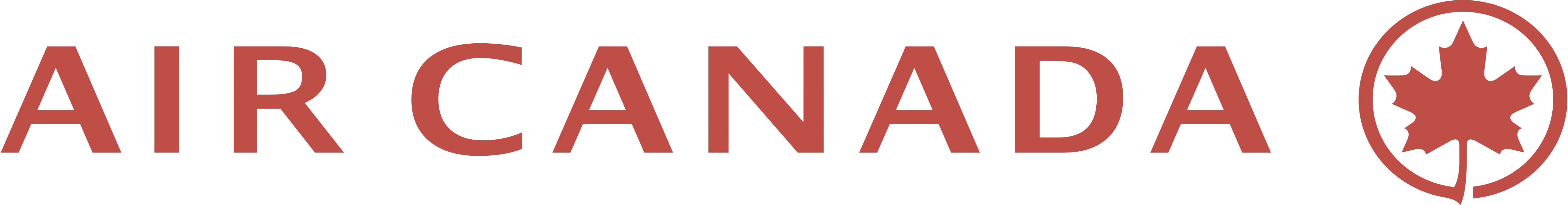 Air Canada Logo with Maple Leaf Symbol