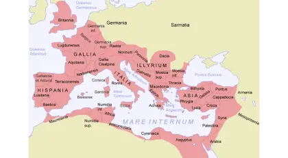 Map of the Roman Empire