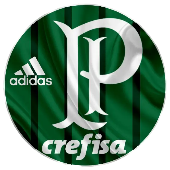 Palmeiras Emblem with Adidas and Crefisa