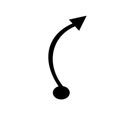 Curved Arrow Symbol