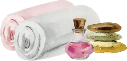 Spa Items Illustration