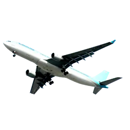 Large Commercial Airplane in Flight