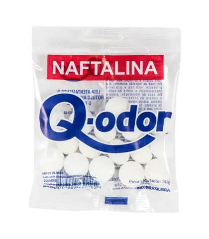 Q-odor Mothballs in Packaging