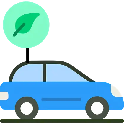 Eco-friendly Car Illustration