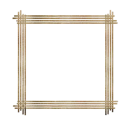 Golden Decorative Square Frame