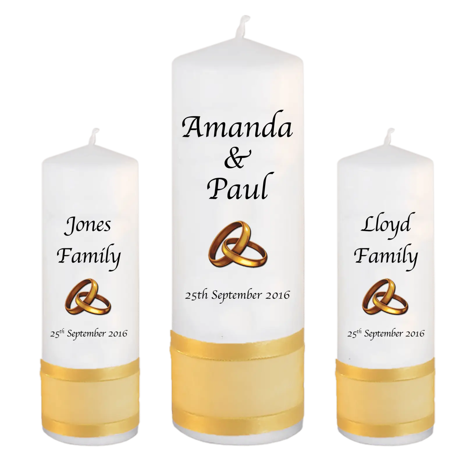 Personalized Wedding Candles for Special Ceremonies