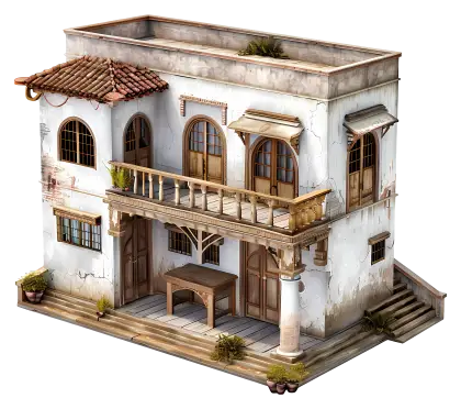 Small Cute Doodle House