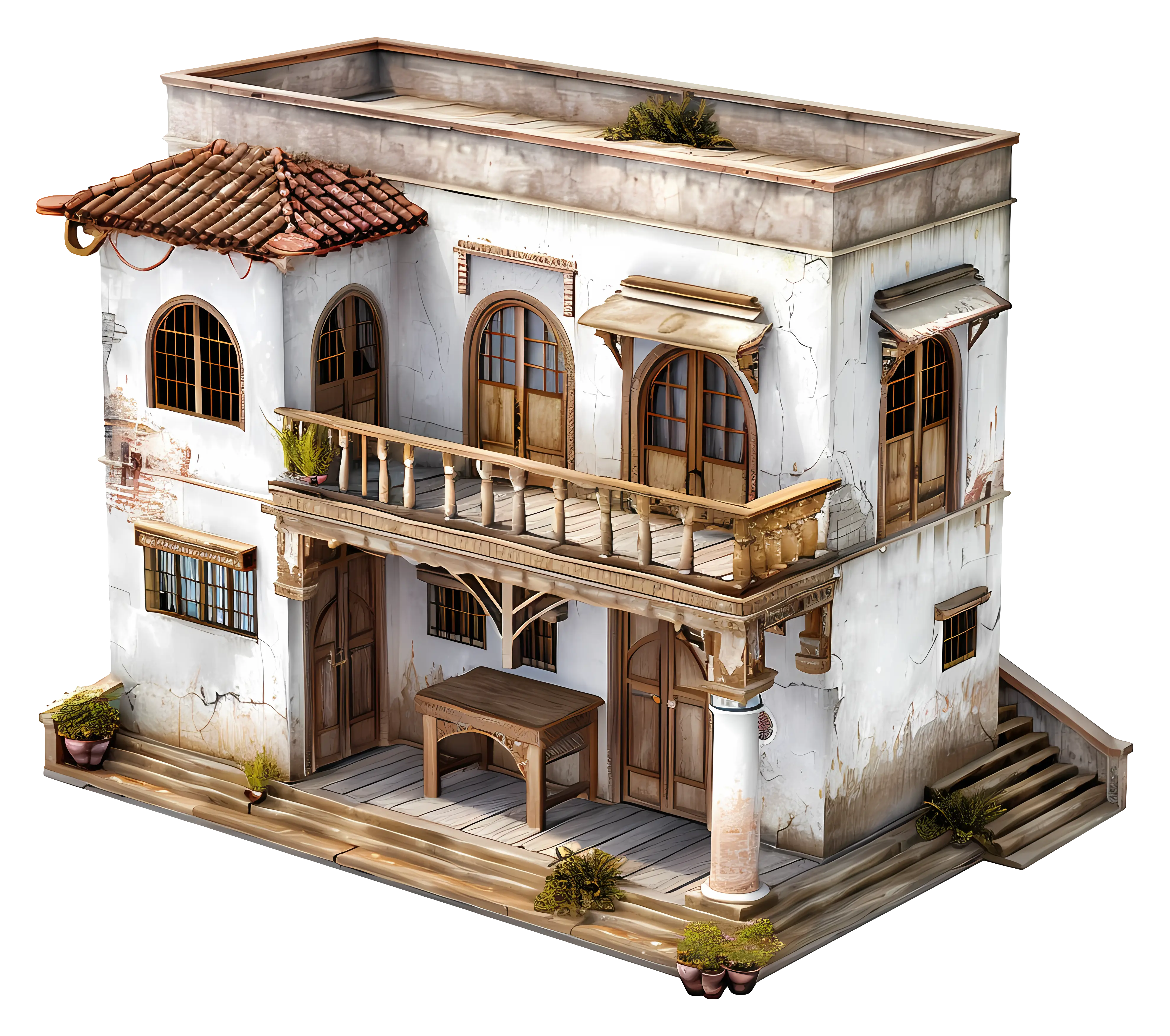 Small Cute Doodle House
