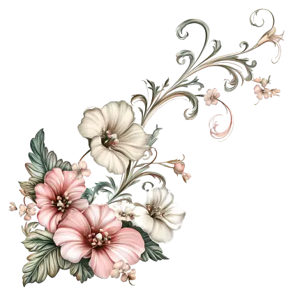 Elegant Floral Corner Design