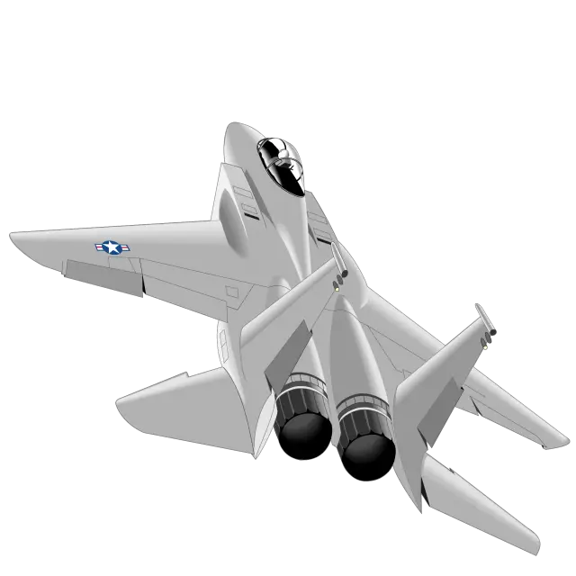 Modern Fighter Jet Aircraft Illustration
